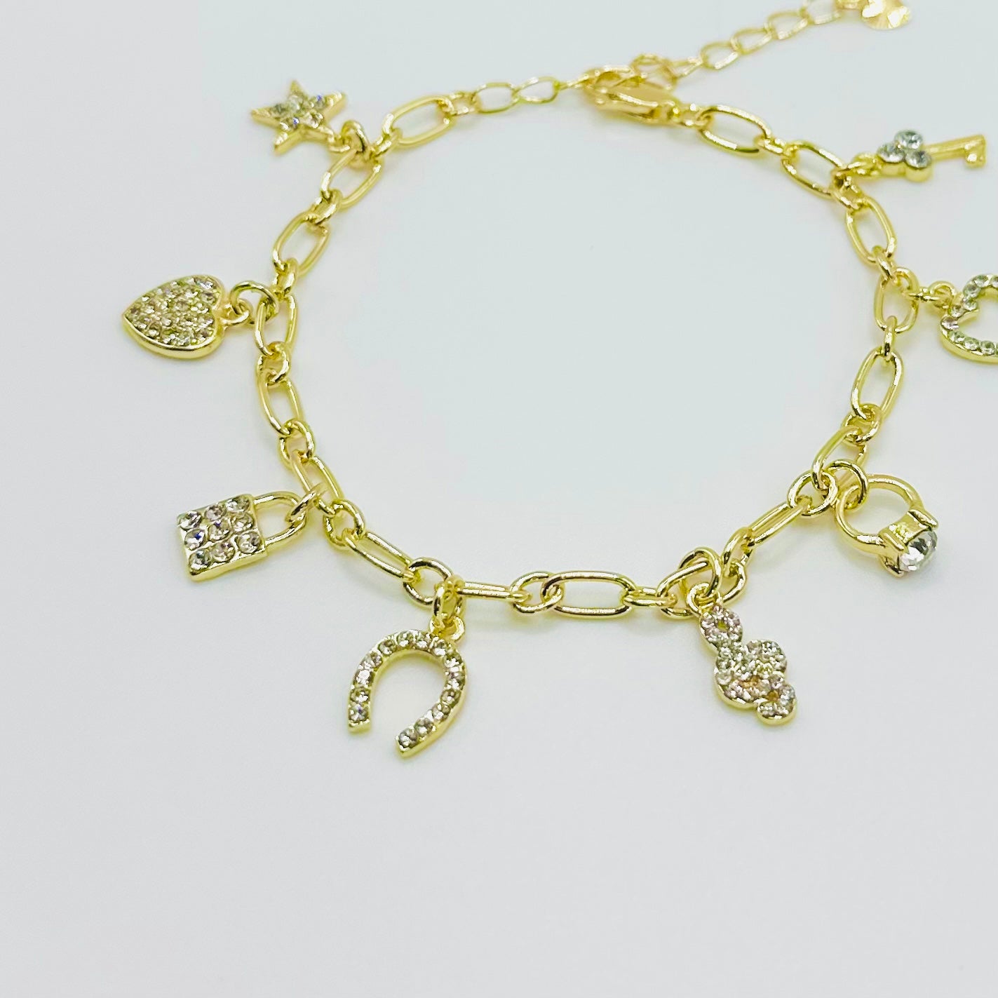 Chance Charm Bracelet Gold Filled