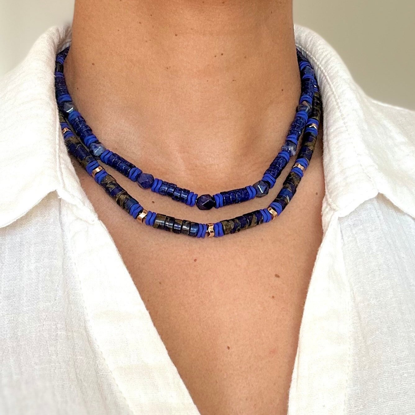 Joëlle Necklace Blue