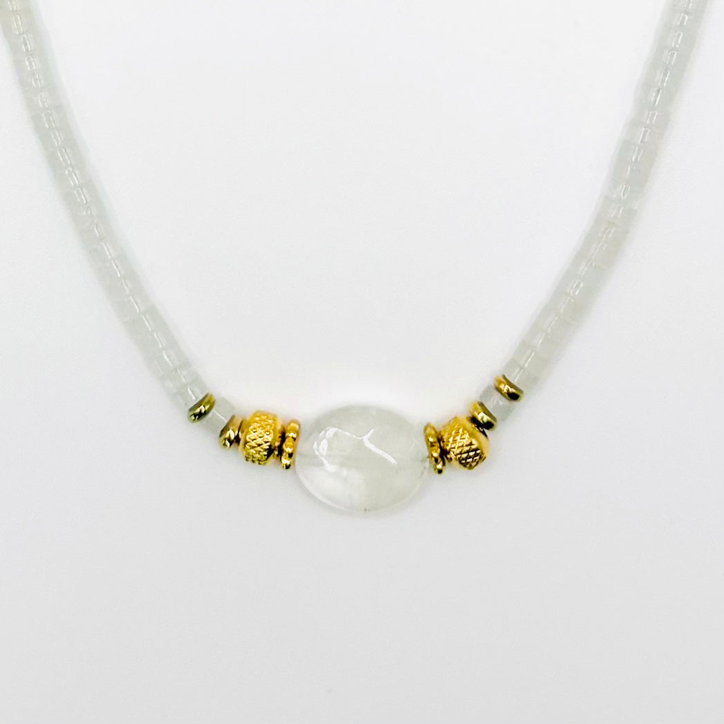 Edena Necklace White