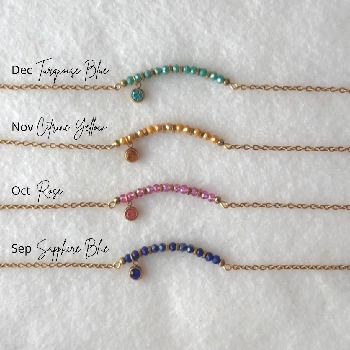 Mia Birthstone Bracelet