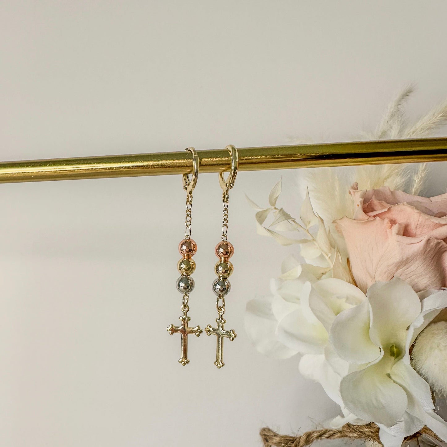 Cross dangling Earrings