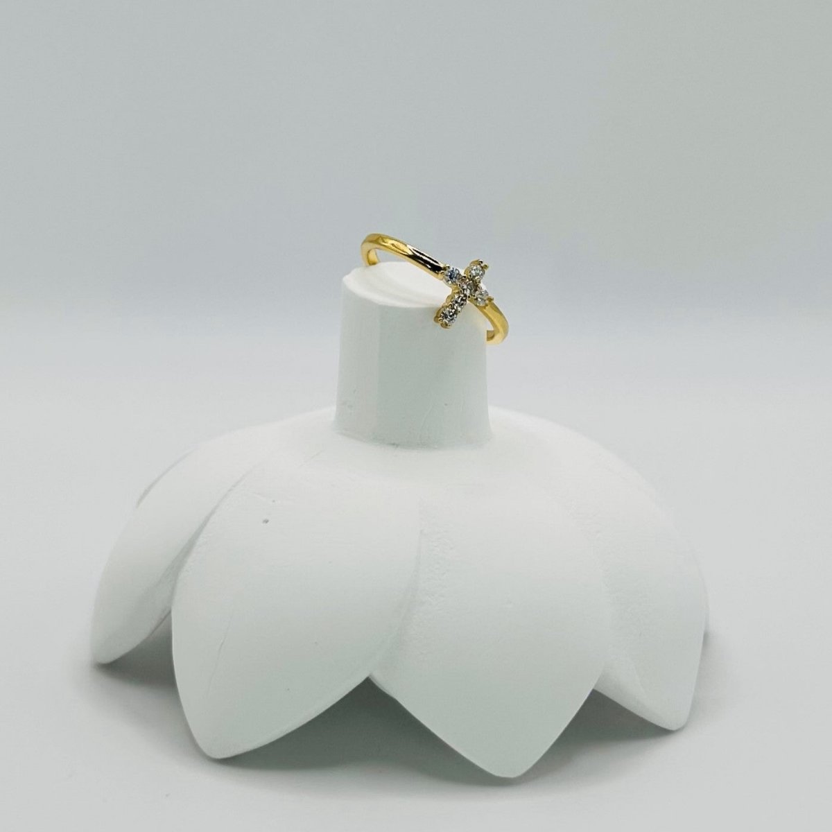 Pray Cross Ring Adjustable