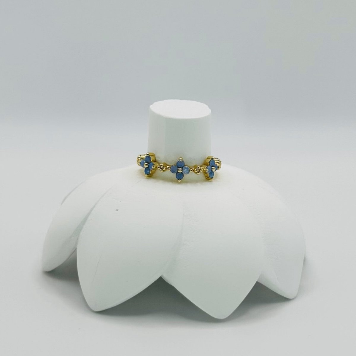 Trinity Blue Flowers Adjustable