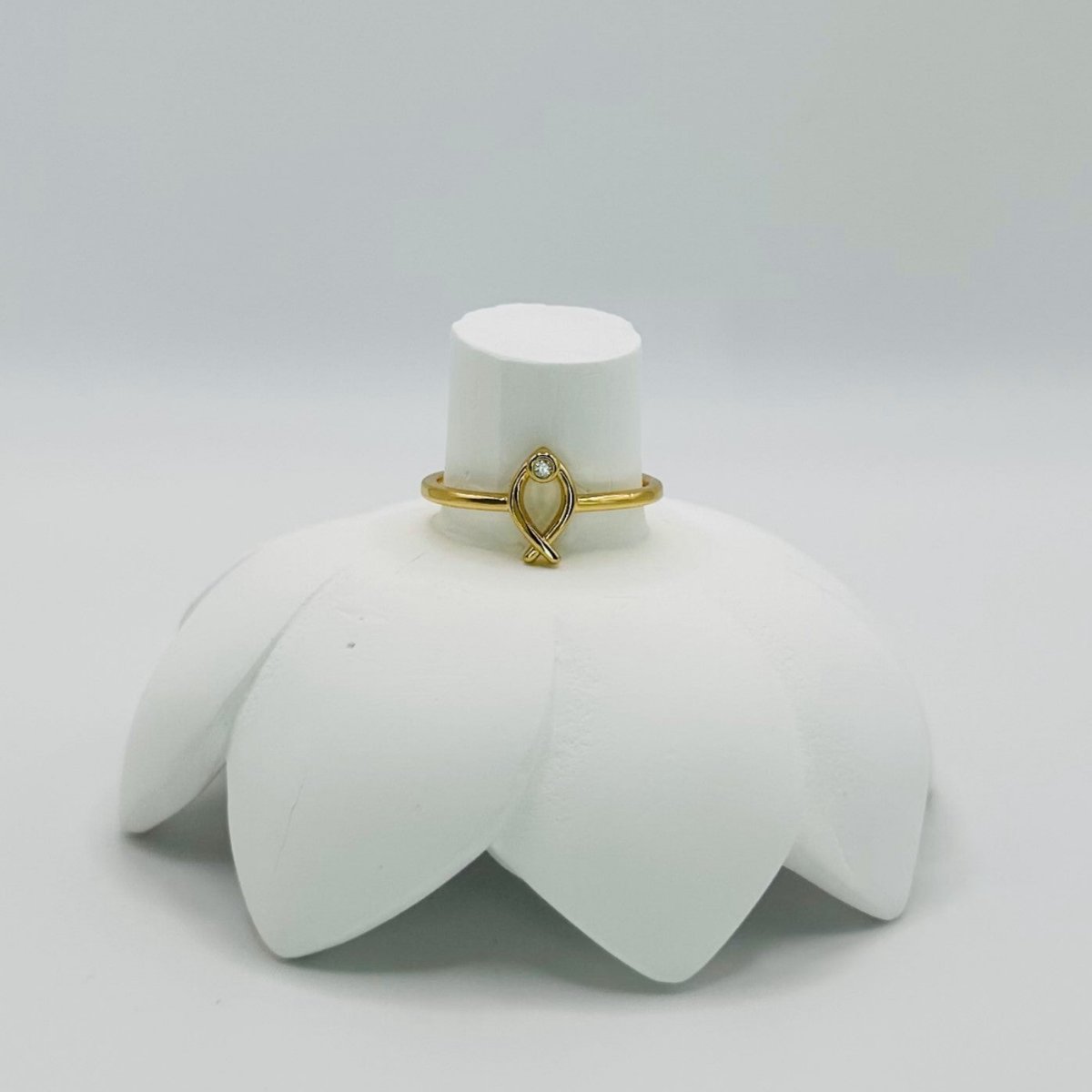 Ichthys Minimalist Ring Adjustable