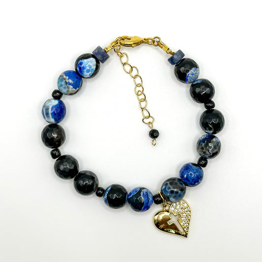Cross Charm Bracelet