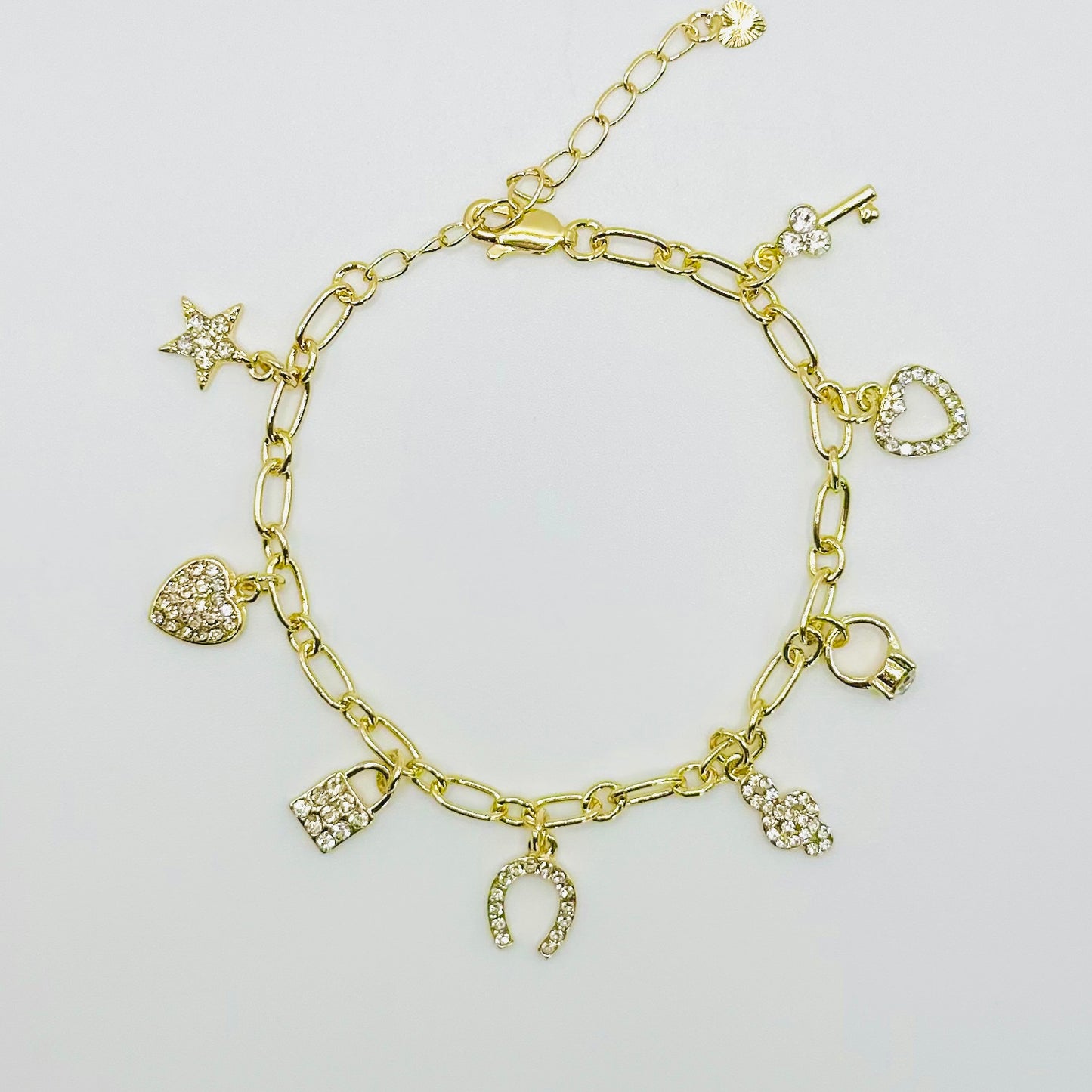 Chance Charm Bracelet Gold Filled