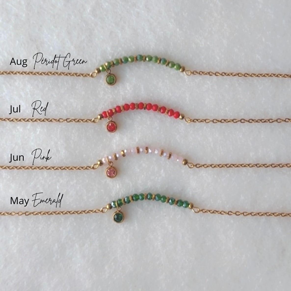 Mia Birthstone Bracelet