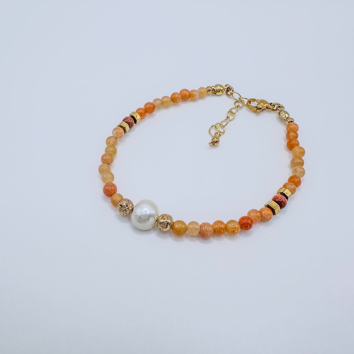 Esther Bracelet Lava Beads