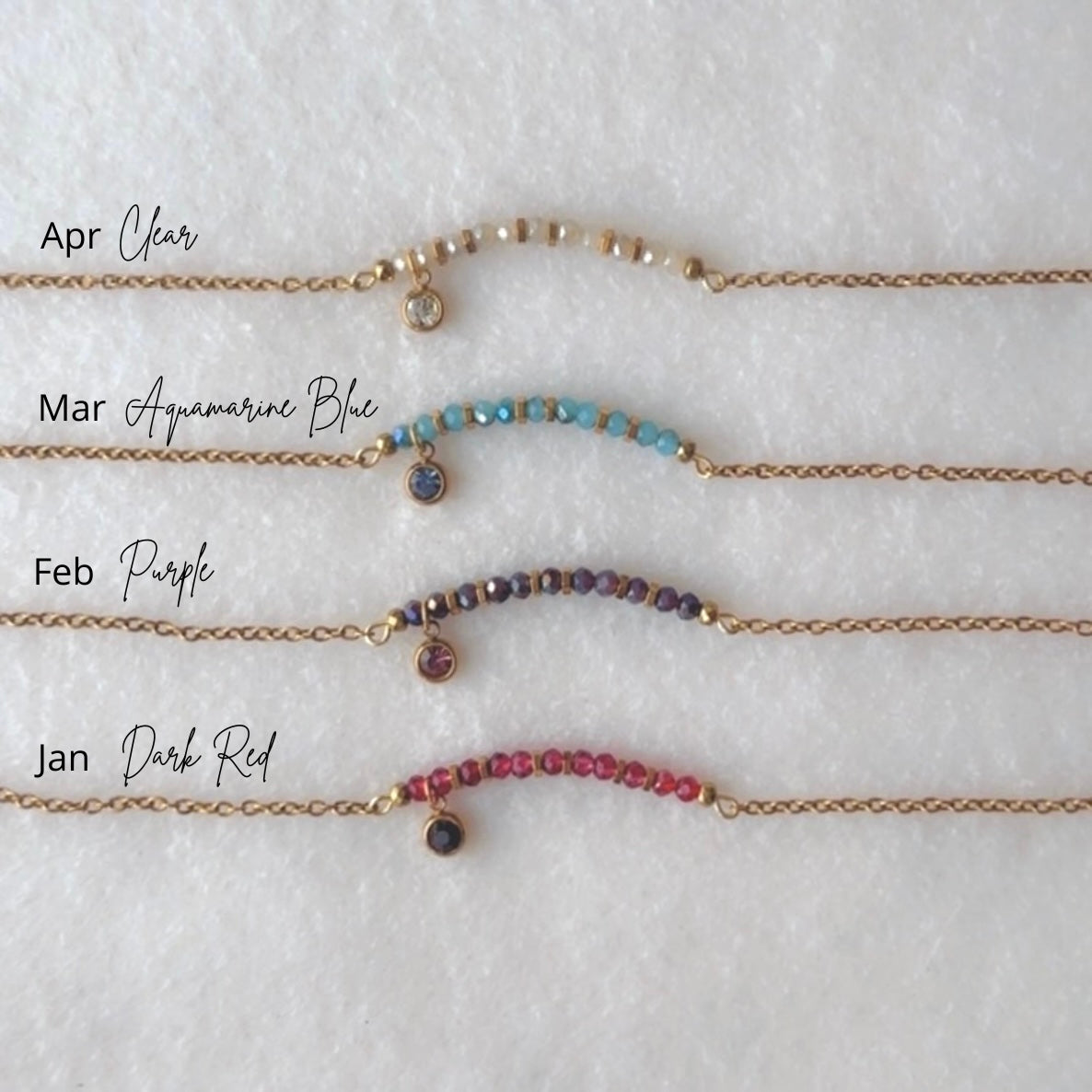 Mia Birthstone Bracelet