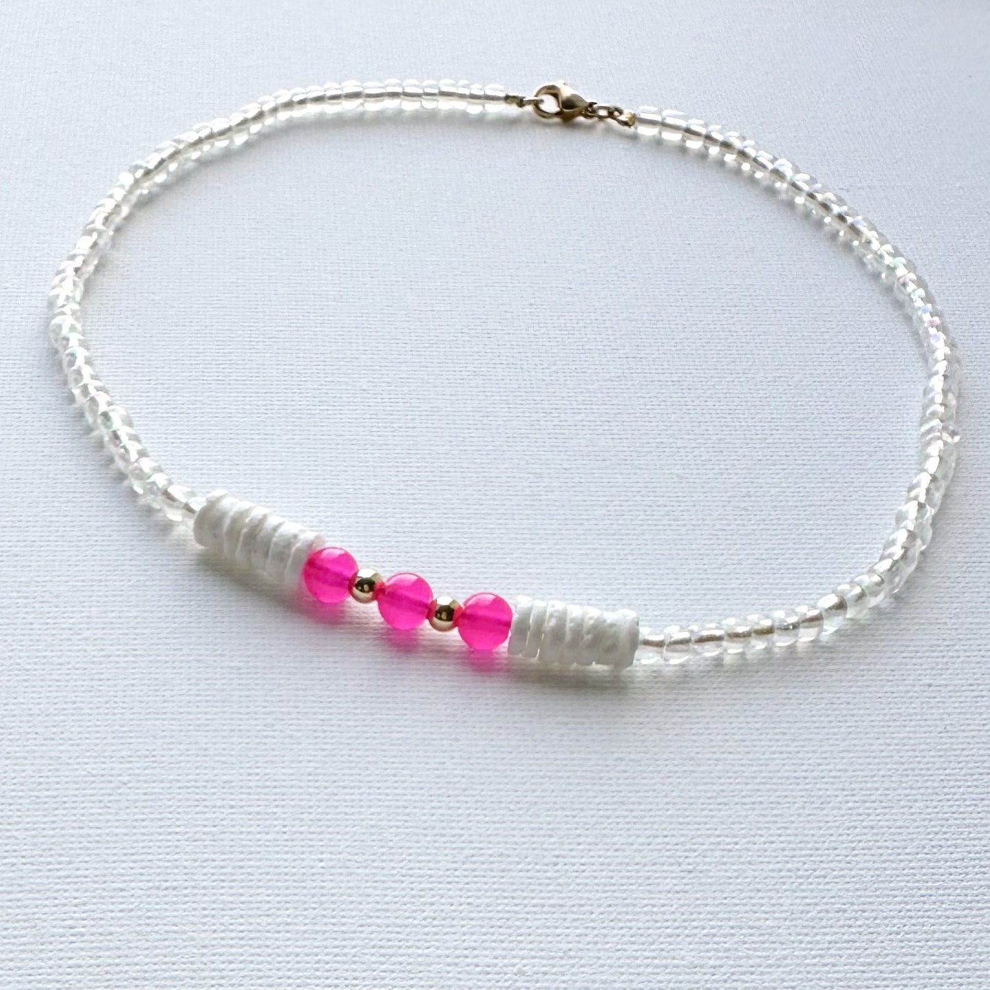Lydie Fuchsia Necklace
