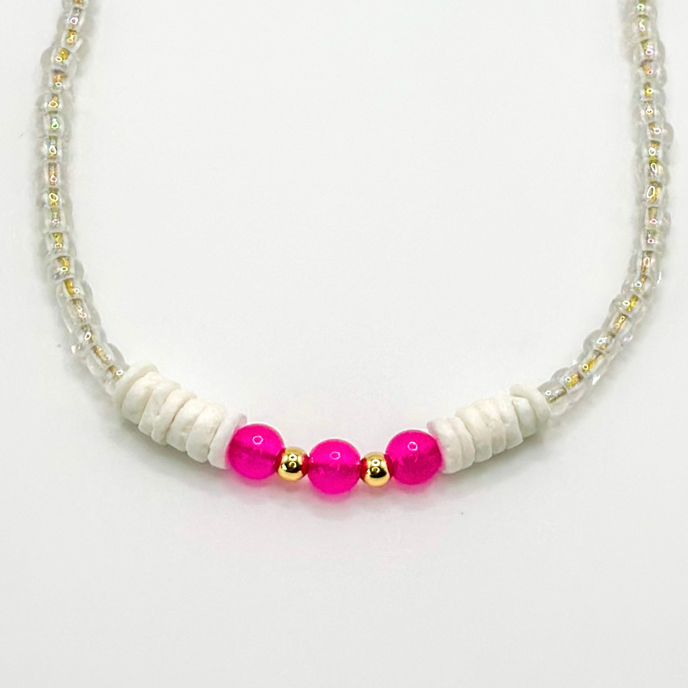 Lydie Fuchsia Necklace
