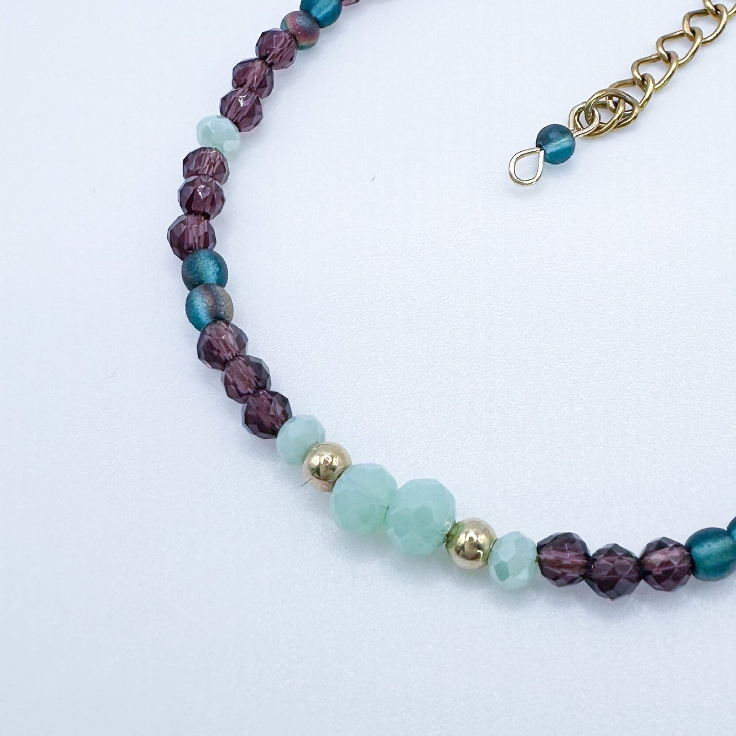 Aksa Bracelet Purple & Turquoise