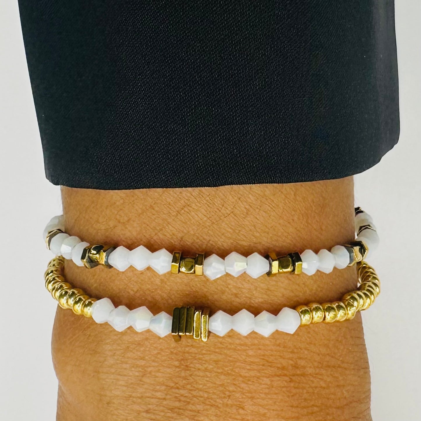 Sarah Bracelet White