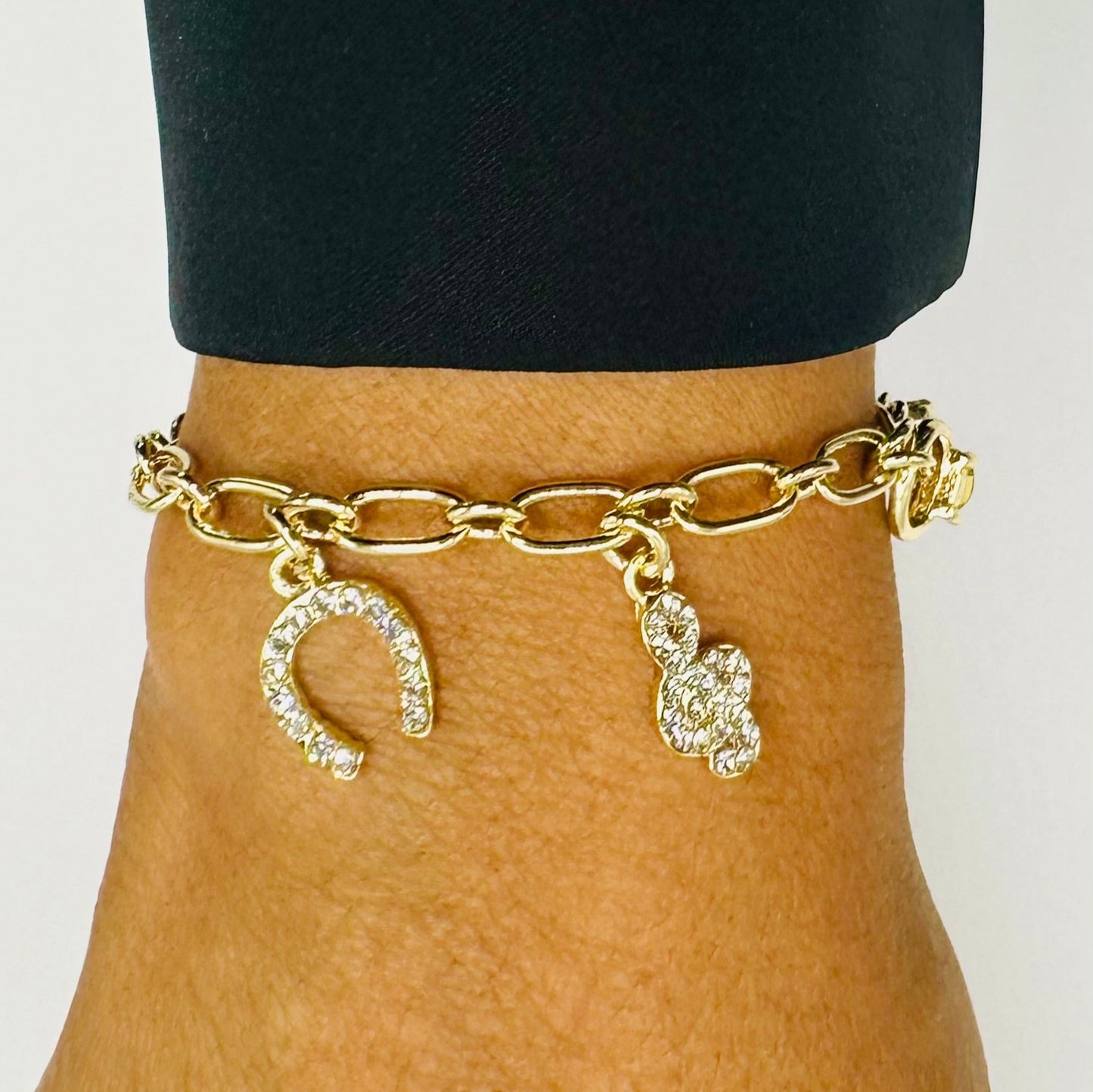 Chance Charm Bracelet Gold Filled