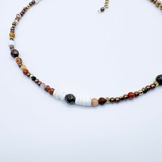 Mady Necklace Brown