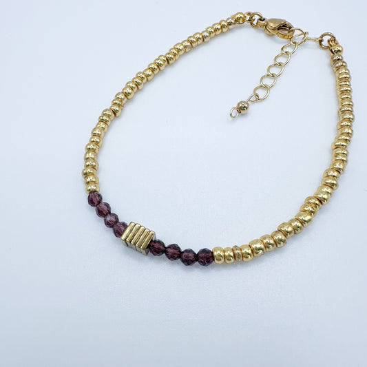 Sarah Bracelet Burgundy