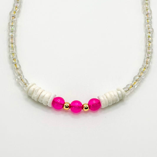 Lydie Fuchsia Necklace